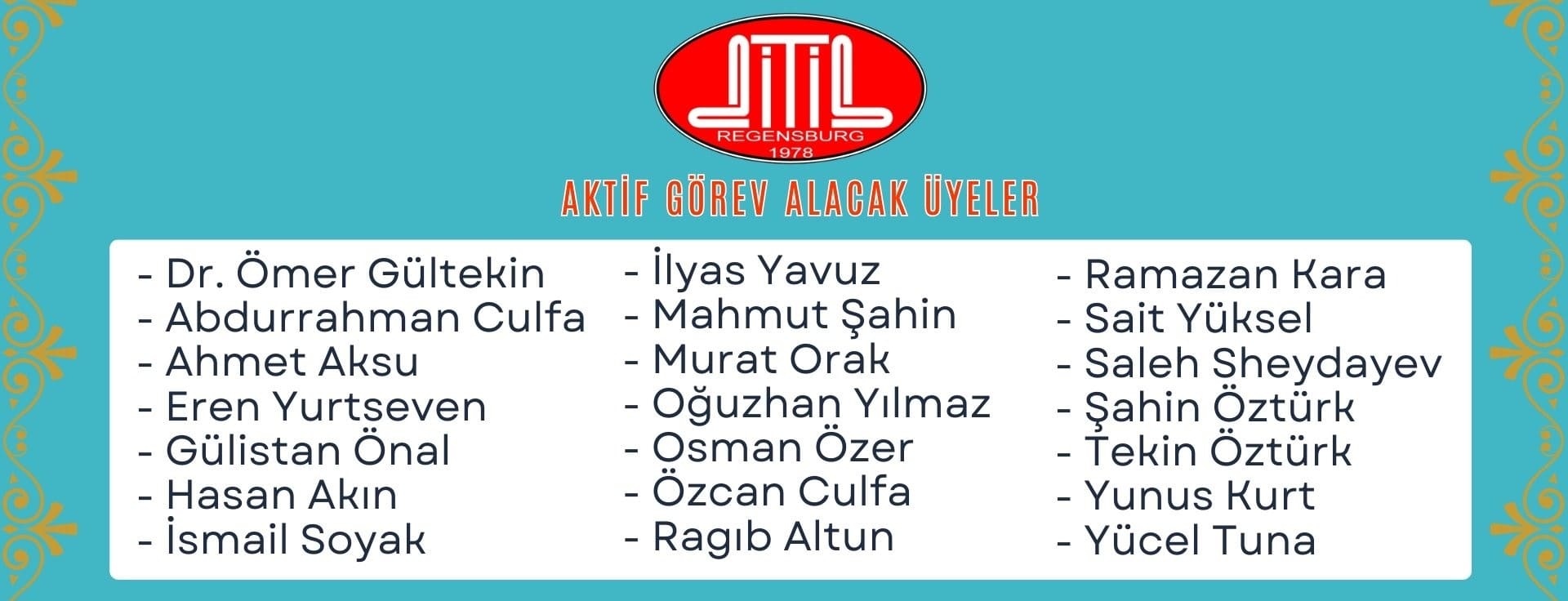 Aktif Üyeler